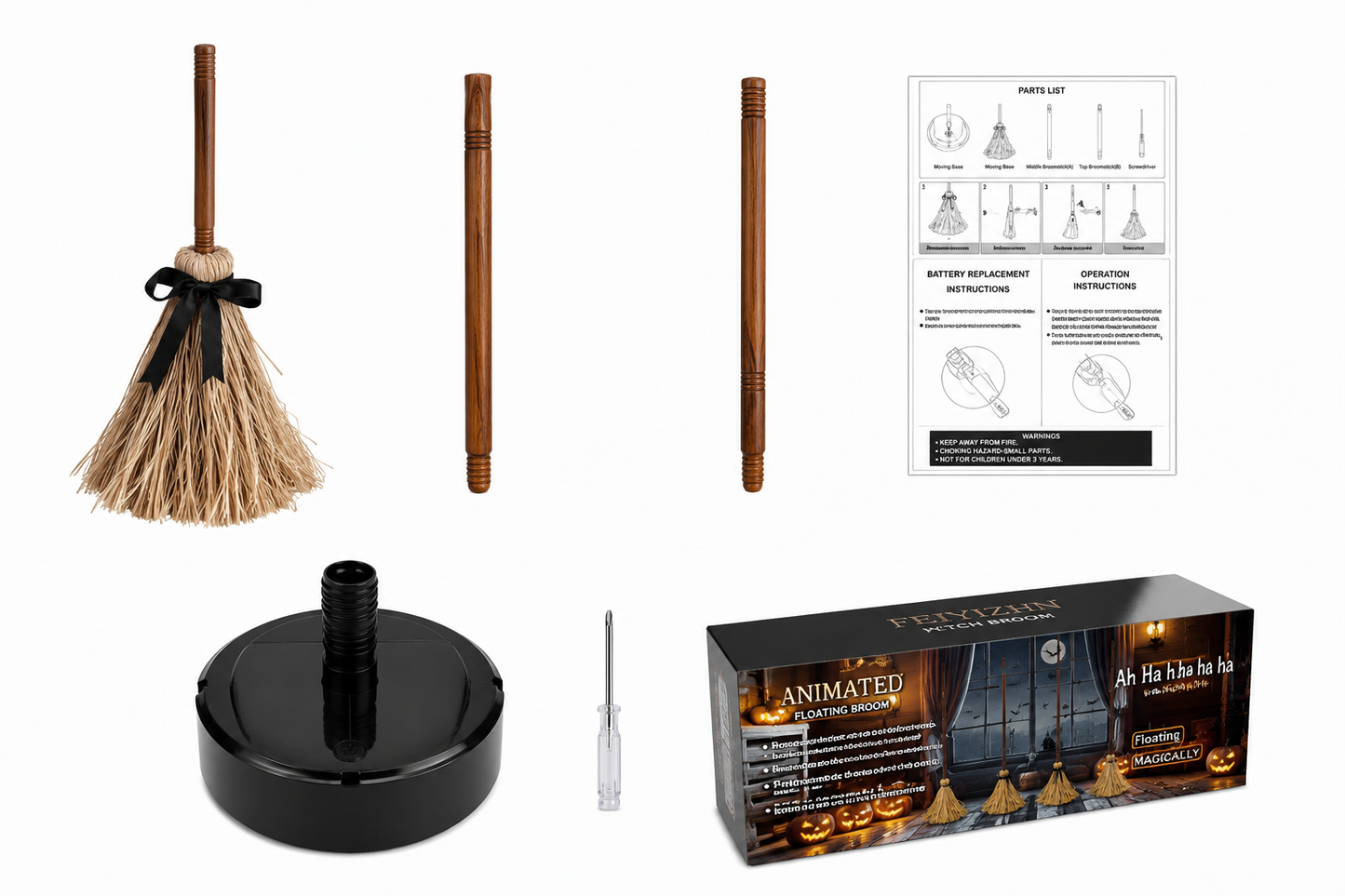 SpellSweep — Floating Witch Broom